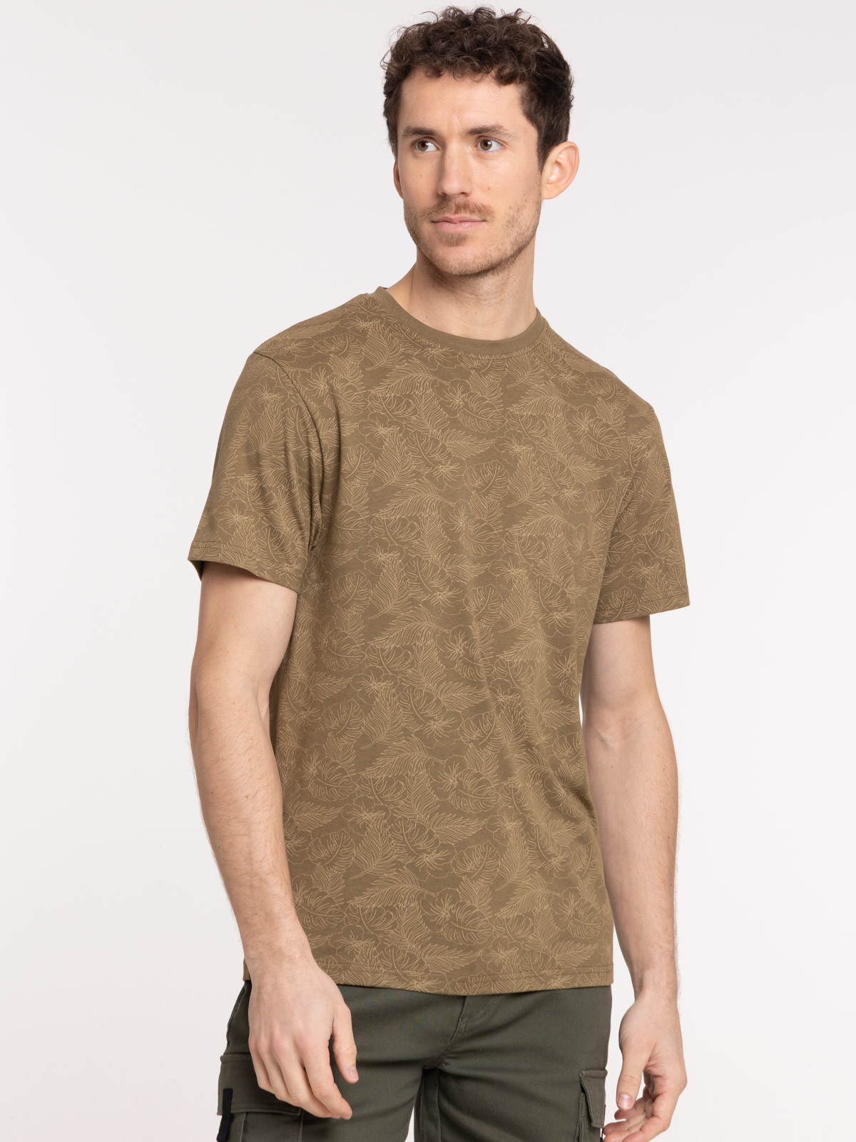 T-shirt imprimé feuillage homme T-shirt imprimé feuillage homme