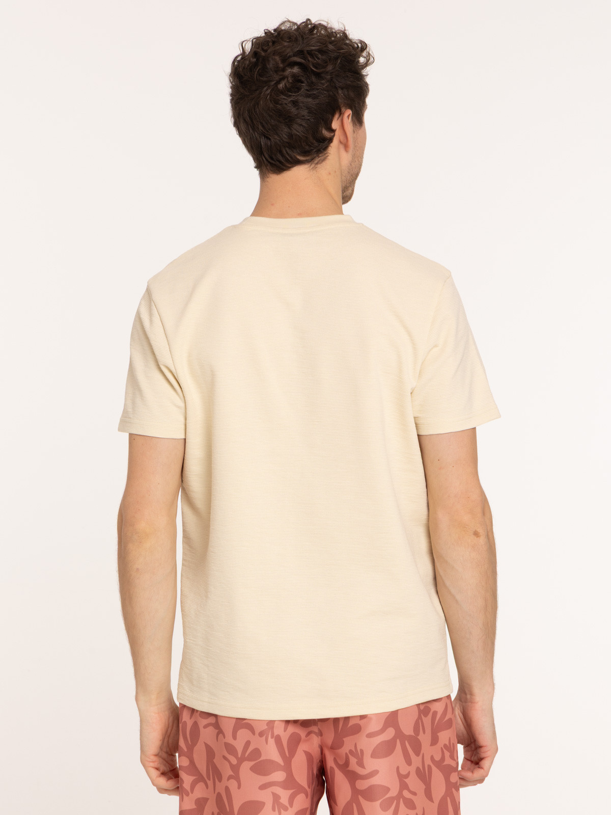 T-shirt palmier col rond homme