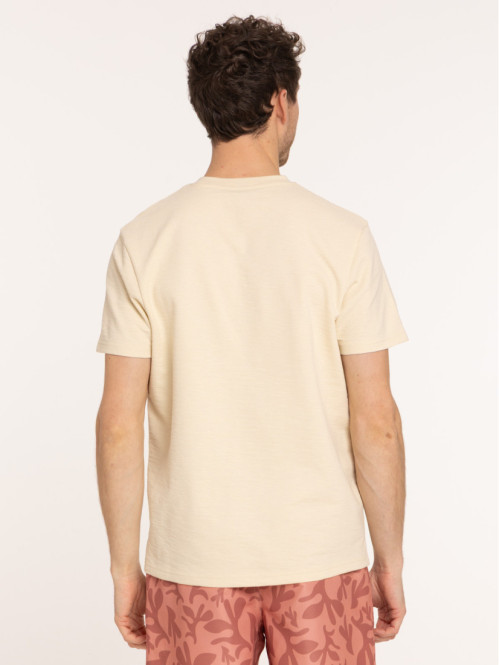T-shirt palmier col rond homme