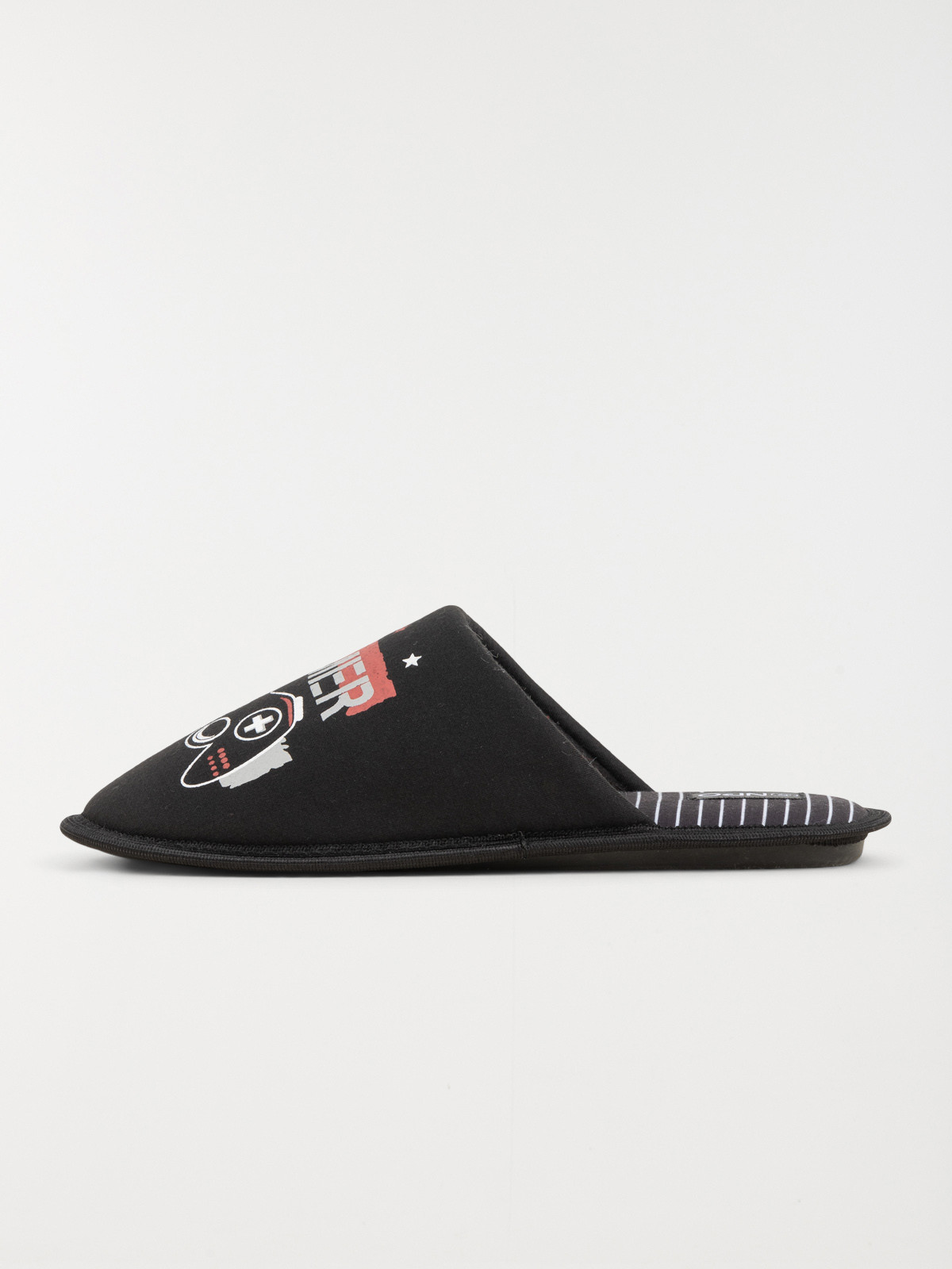Chaussons noirs gamer homme (41-46)