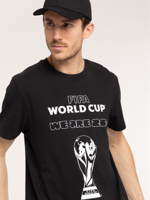 T-shirt homme noir FIFA 2026