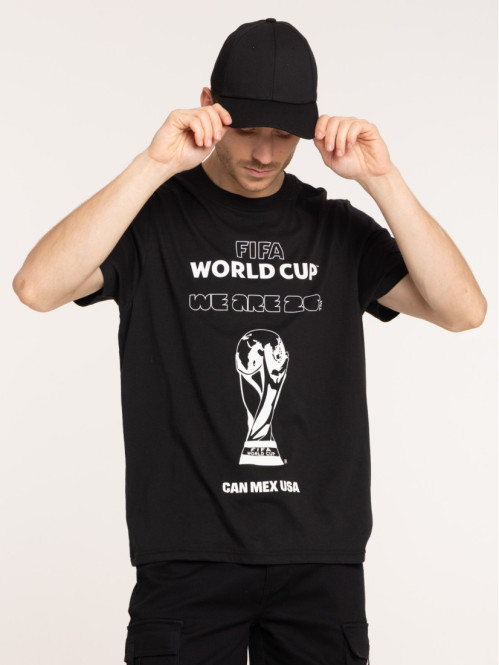 T-shirt homme noir FIFA 2026