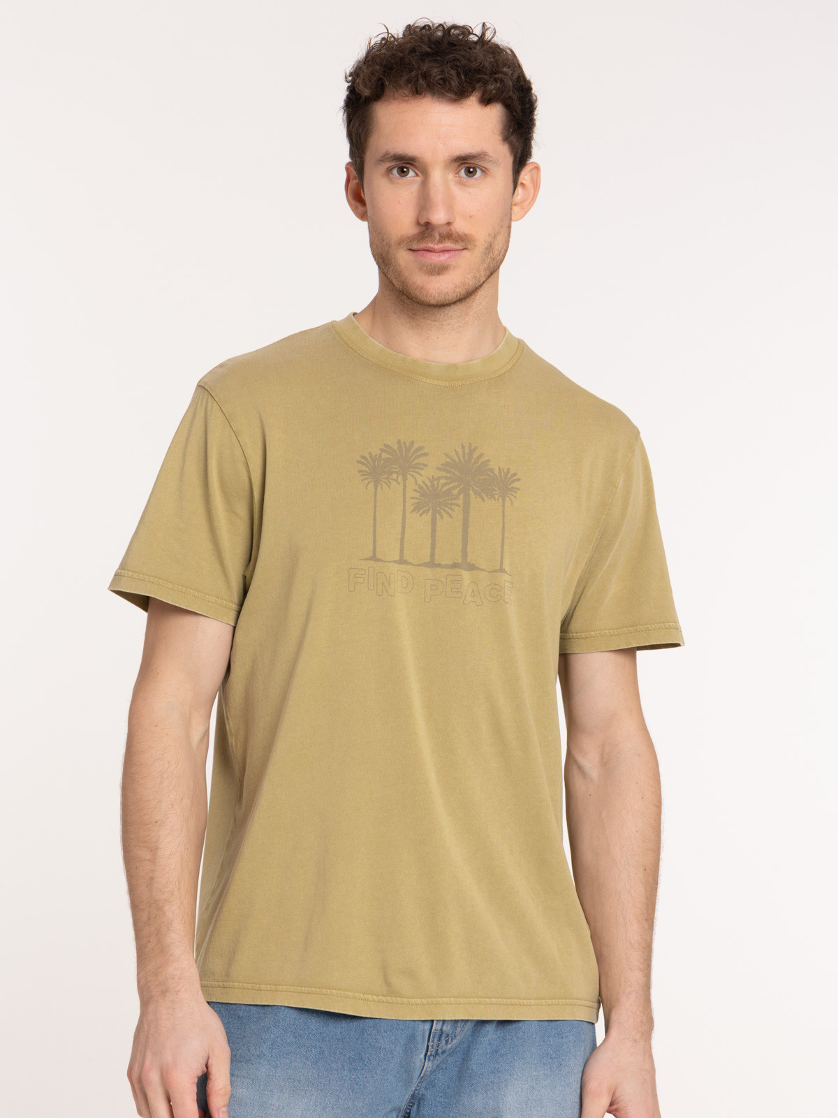 T-shirt motif palmier homme