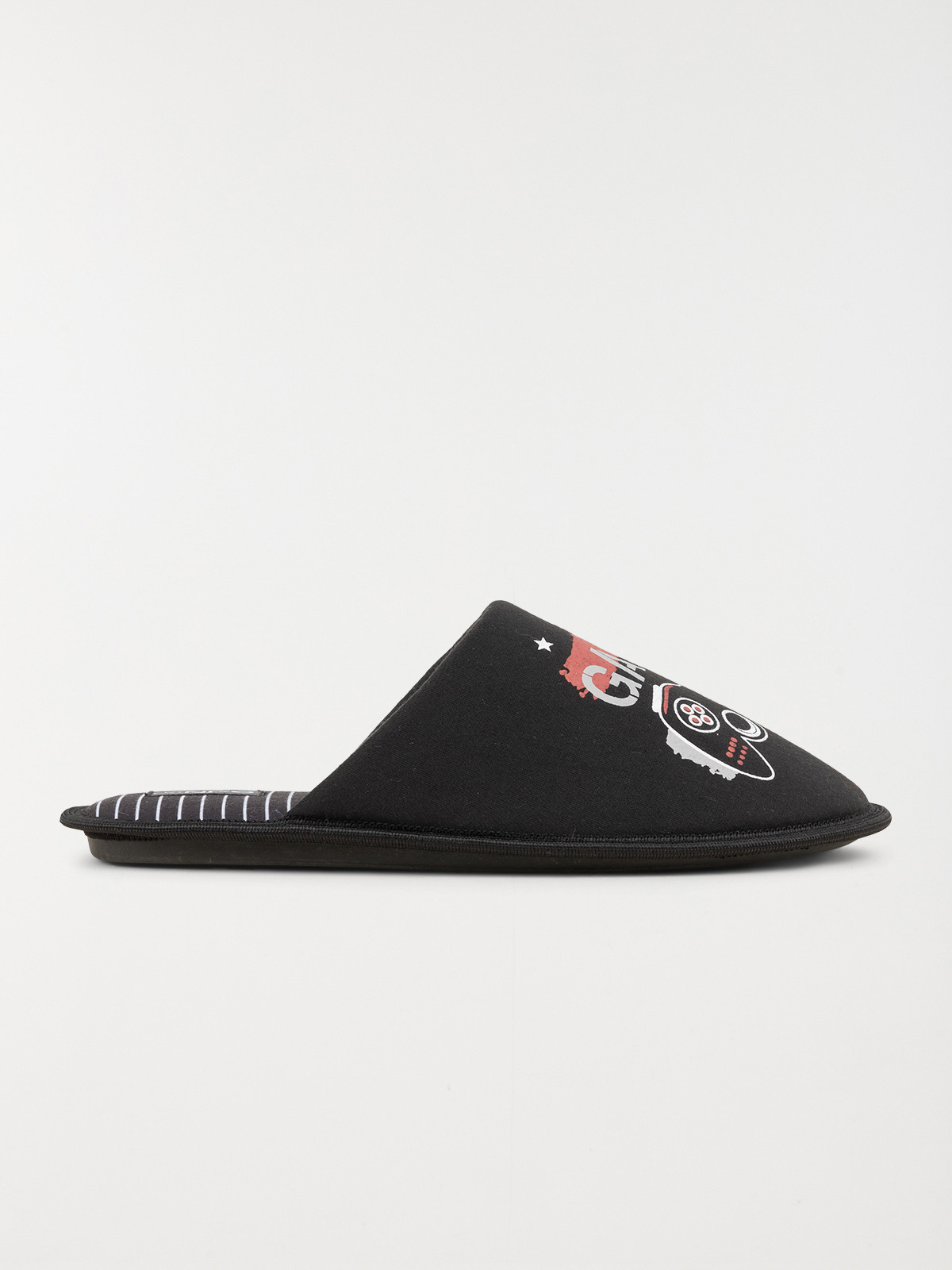 Chaussons noirs gamer homme (41-46)