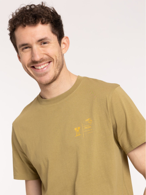 T-shirt col rond coloris...