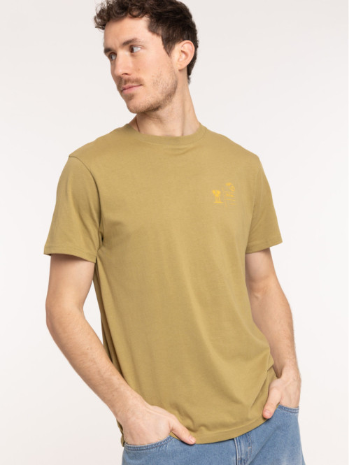 T-shirt col rond coloris...