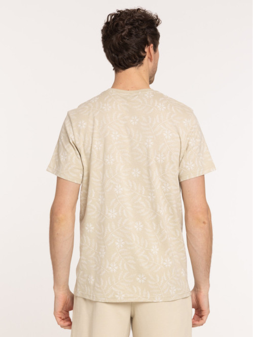 T-shirt motif feuillage...
