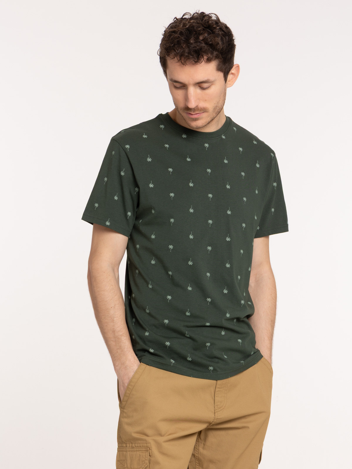 T-shirt motif palmier empire homme T-shirt motif palmier empire homme