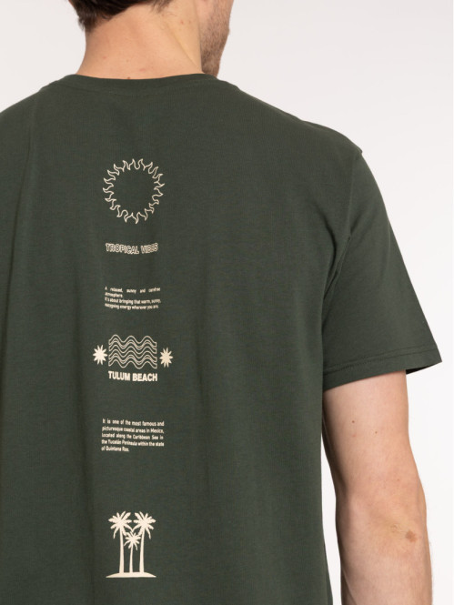 T-shirt tulum beach homme