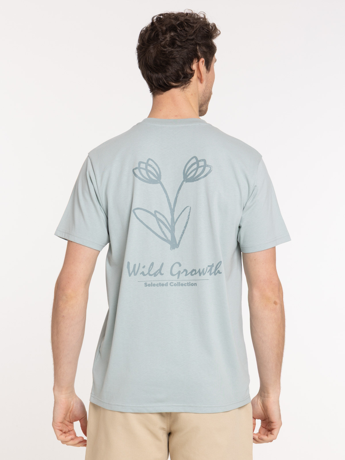 T-shirt imprimé devant et au dos homme