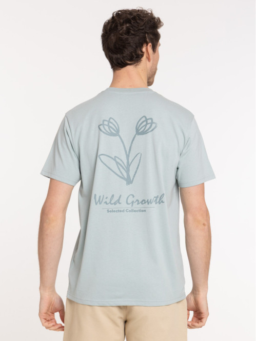 T-shirt imprimé devant et...