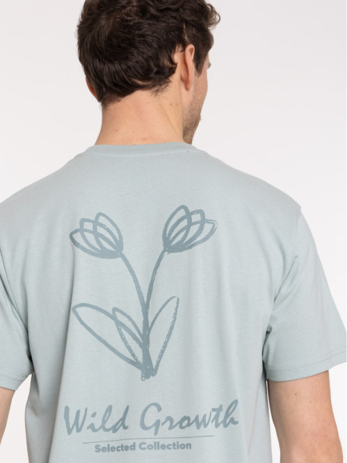 T-shirt imprimé devant et...