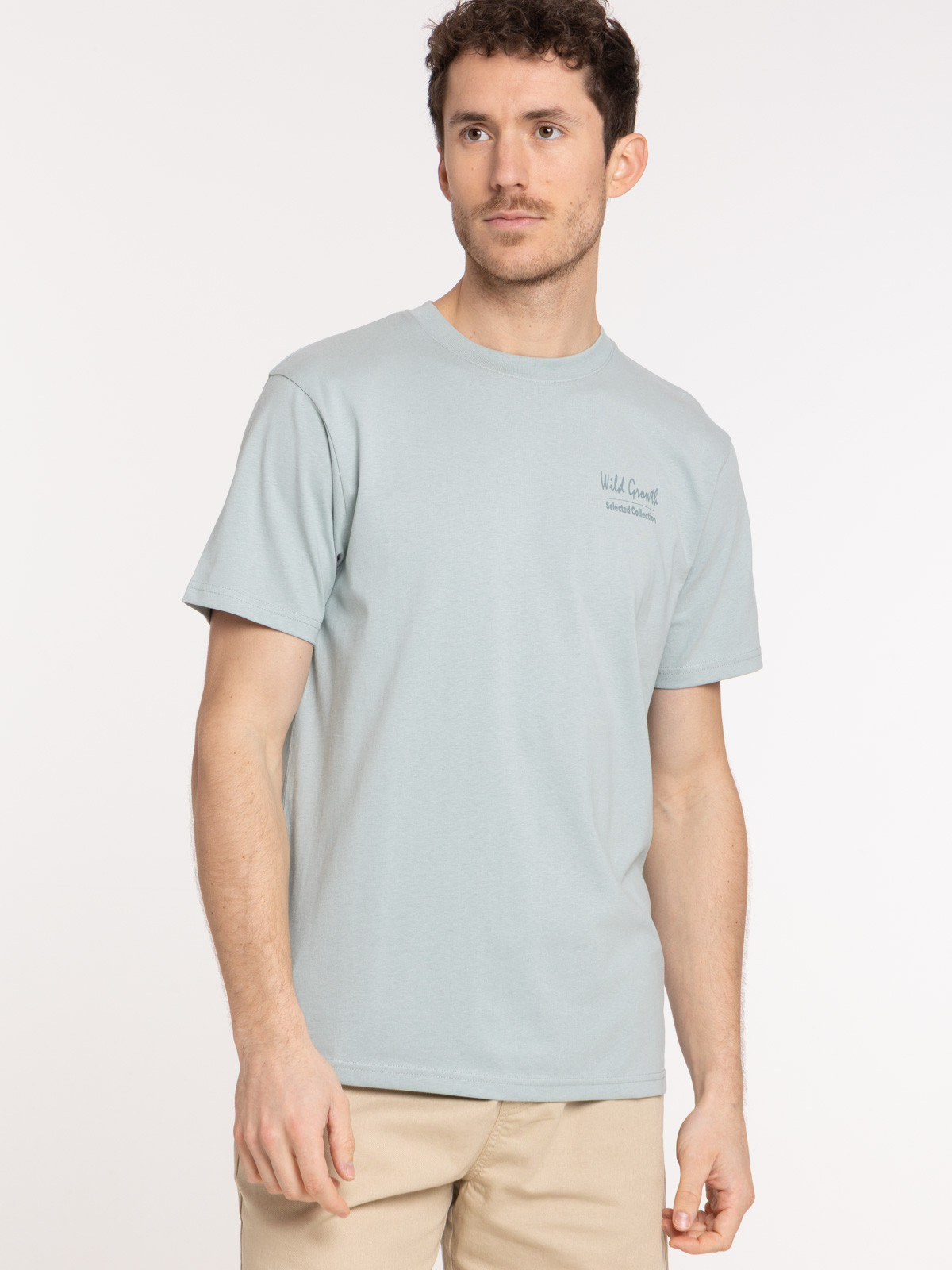 T-shirt imprimé devant et au dos homme