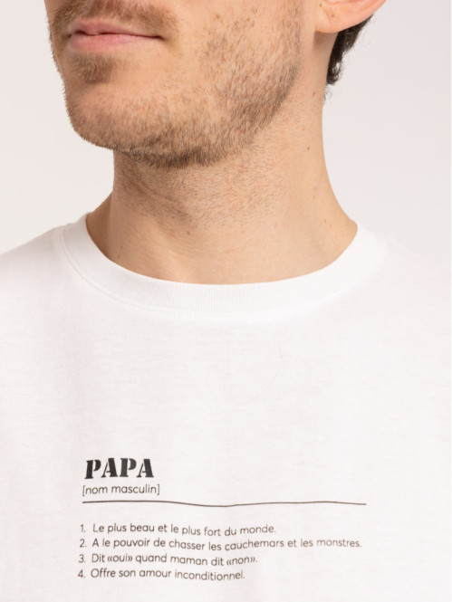 T-shirt définition papa homme