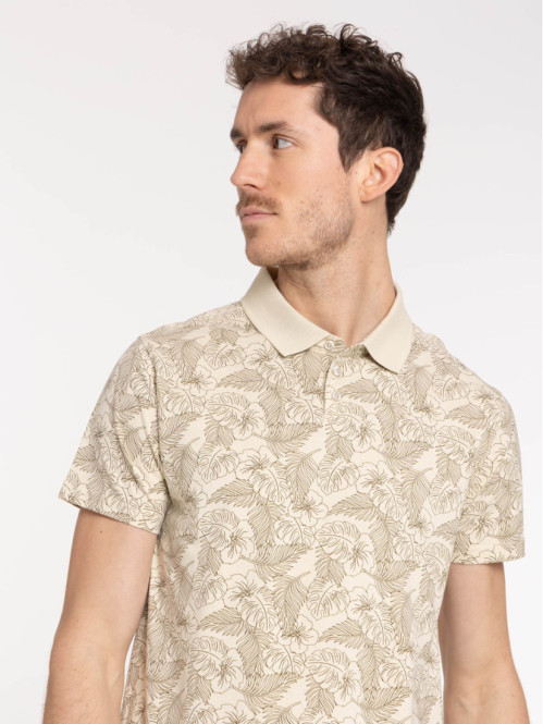 Polo motif feuille...