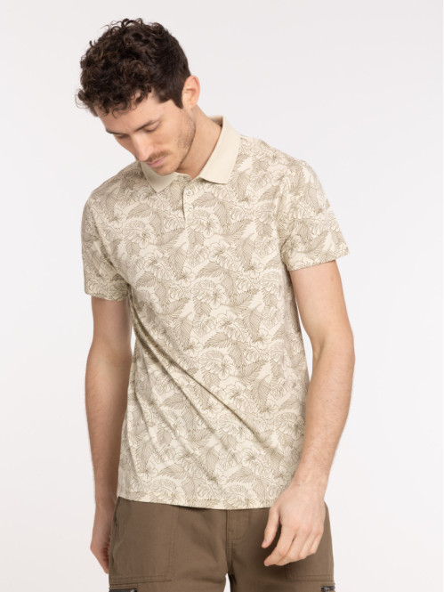 Polo motif feuille...