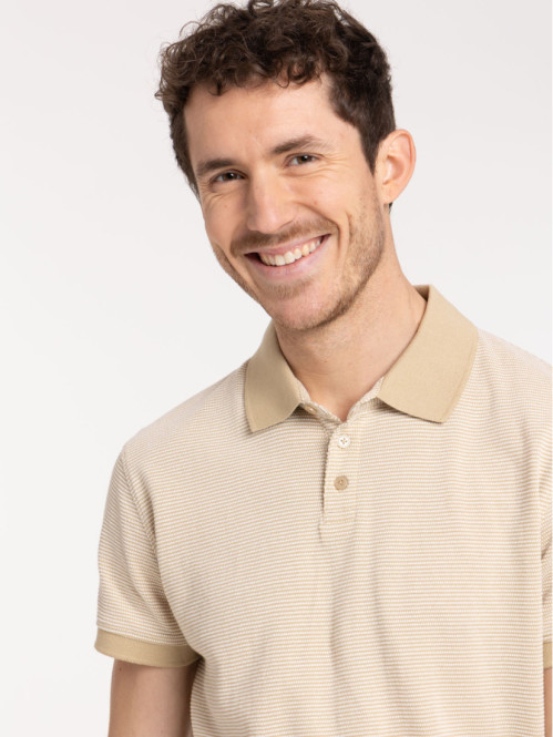 Polo rayures fines coloris...