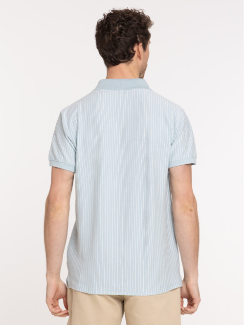 Polo coloris givré à...