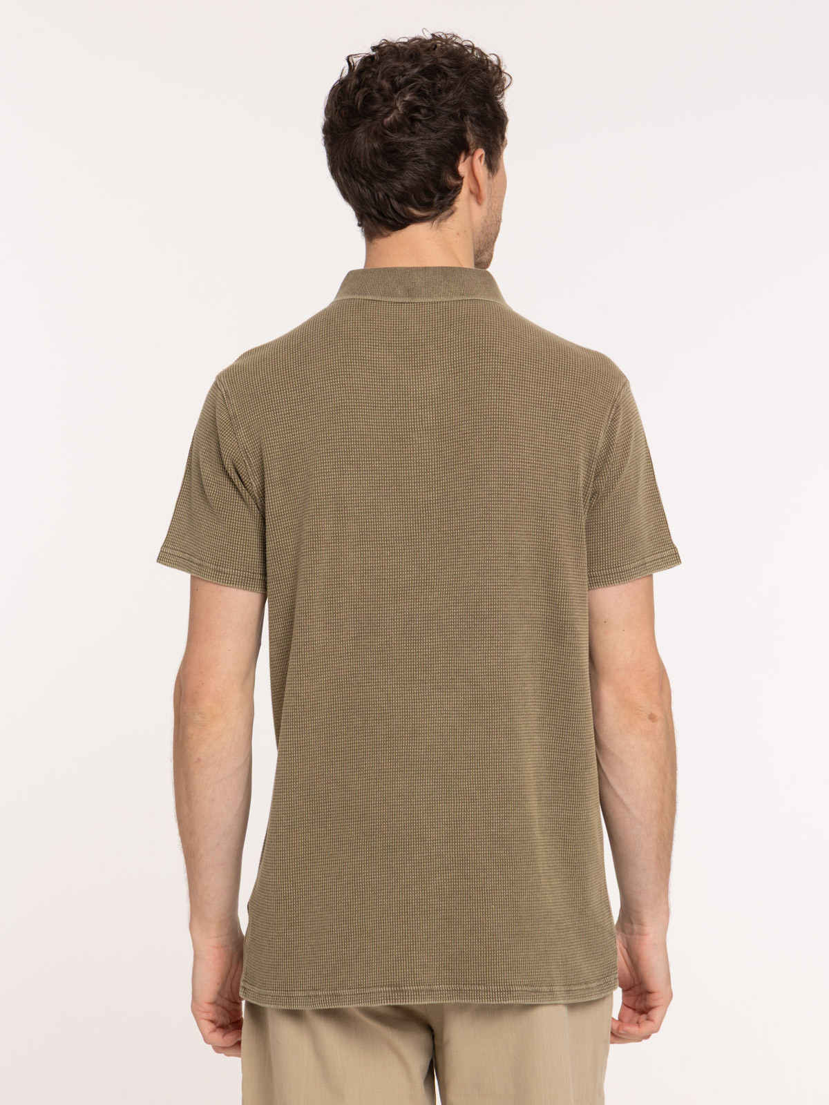 Polo coloris earth homme