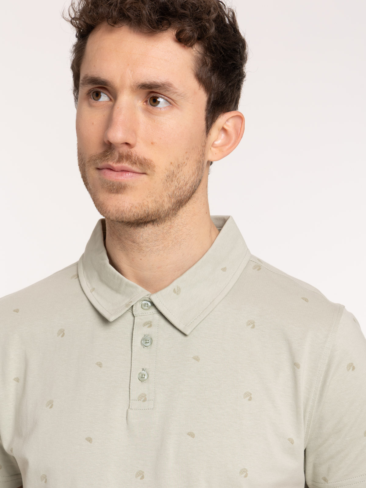 Polo sauge imprimé homme