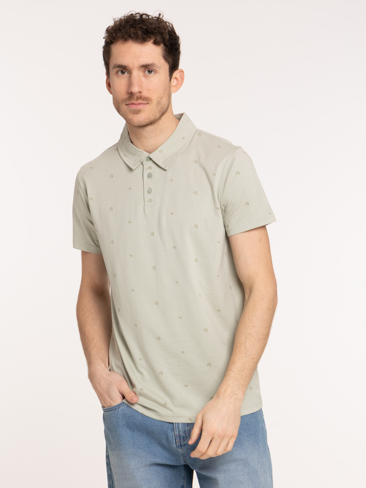 Polo sauge imprimé homme