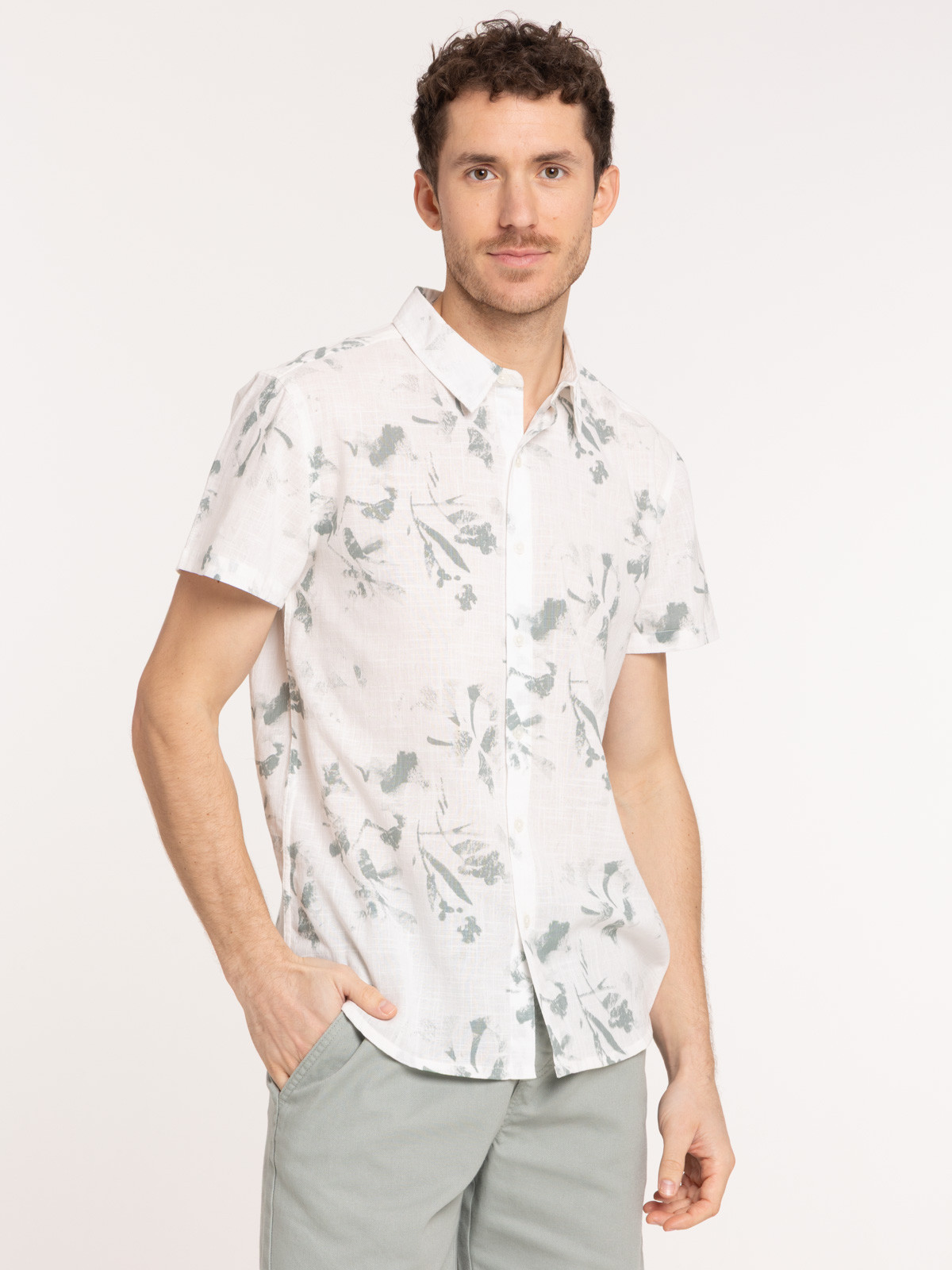 Chemisette imprimée homme