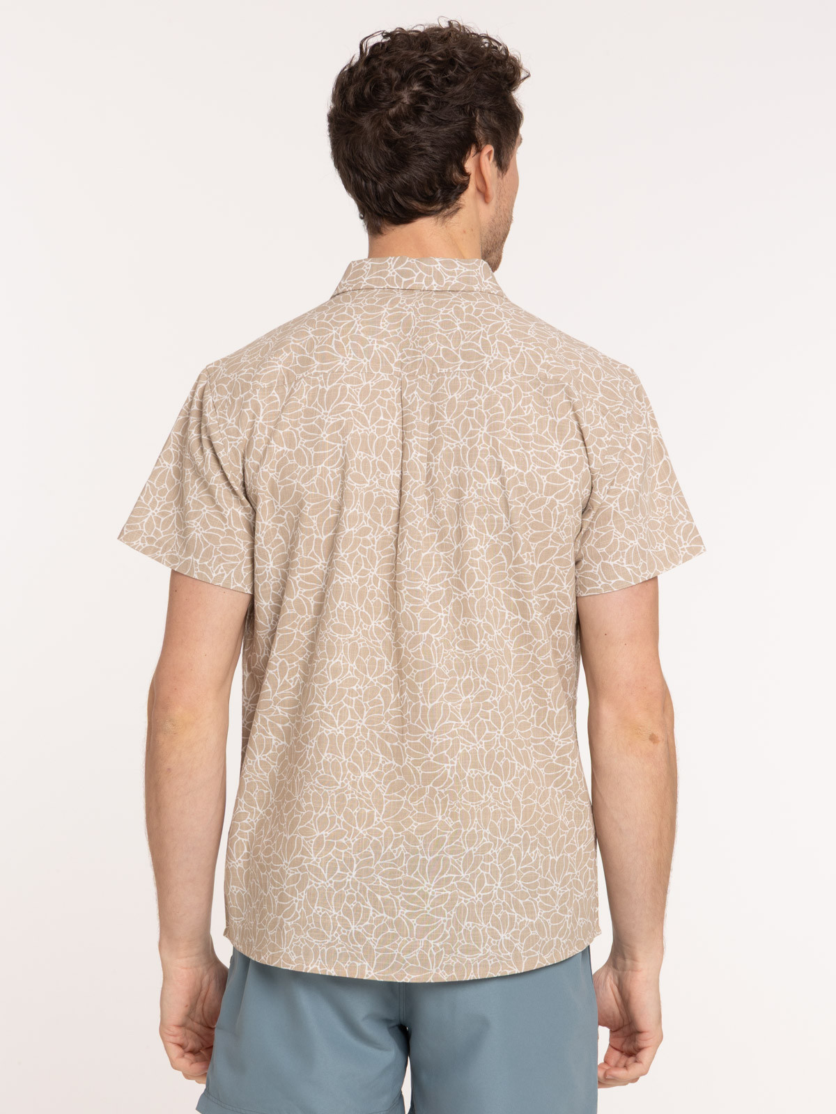 Chemise homme imprimée taupe Chemise homme imprimée taupe