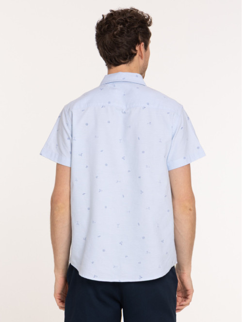 Chemise motif citron et...