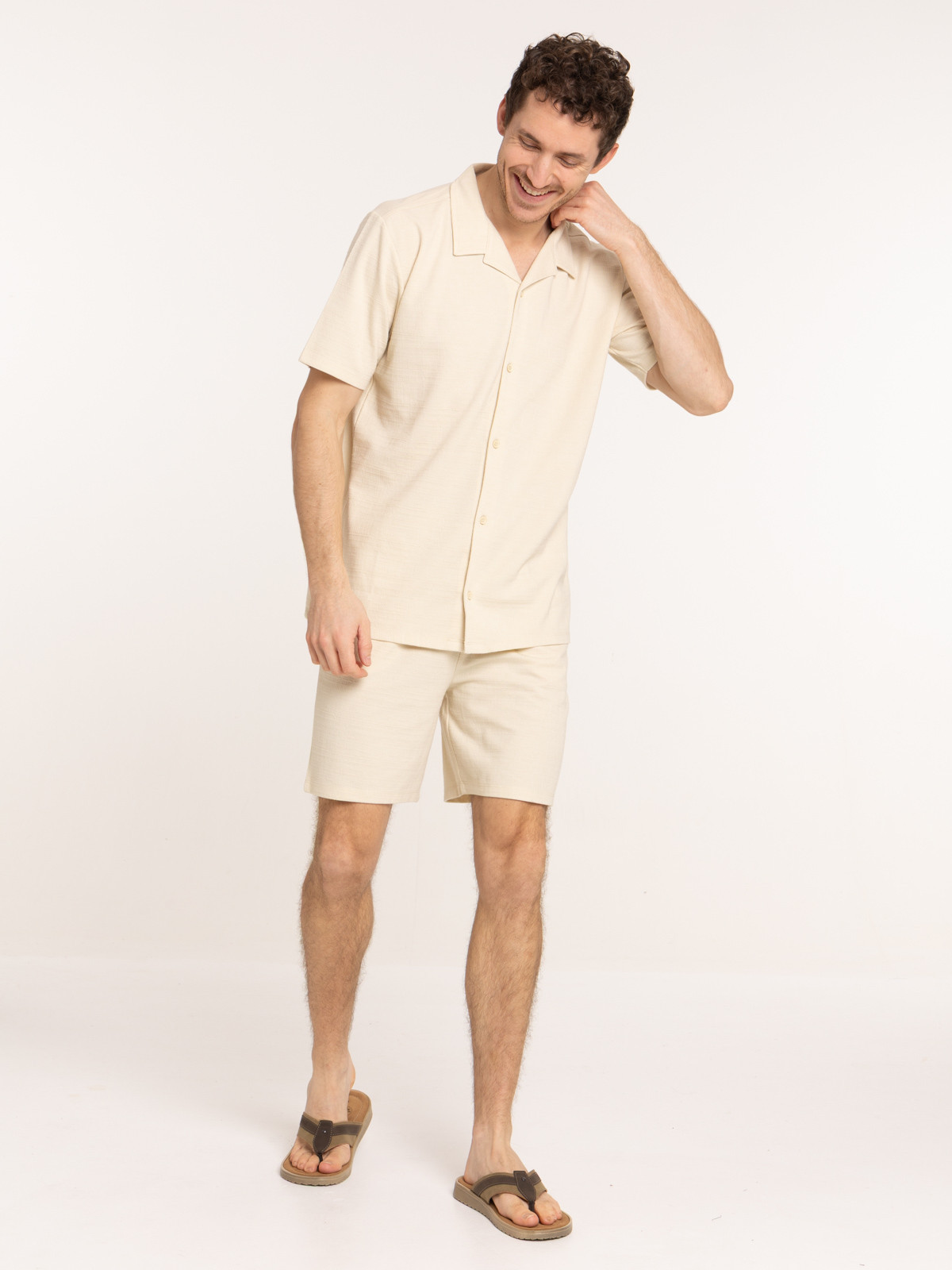 Chemisette col tailleur homme