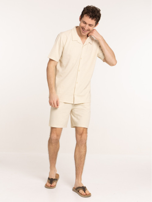 Chemisette col tailleur homme