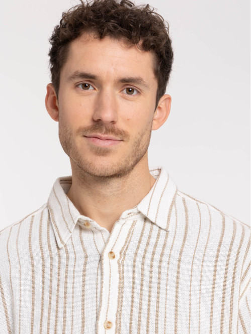 Chemise rayée manches...