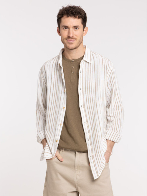 Chemise rayée manches...