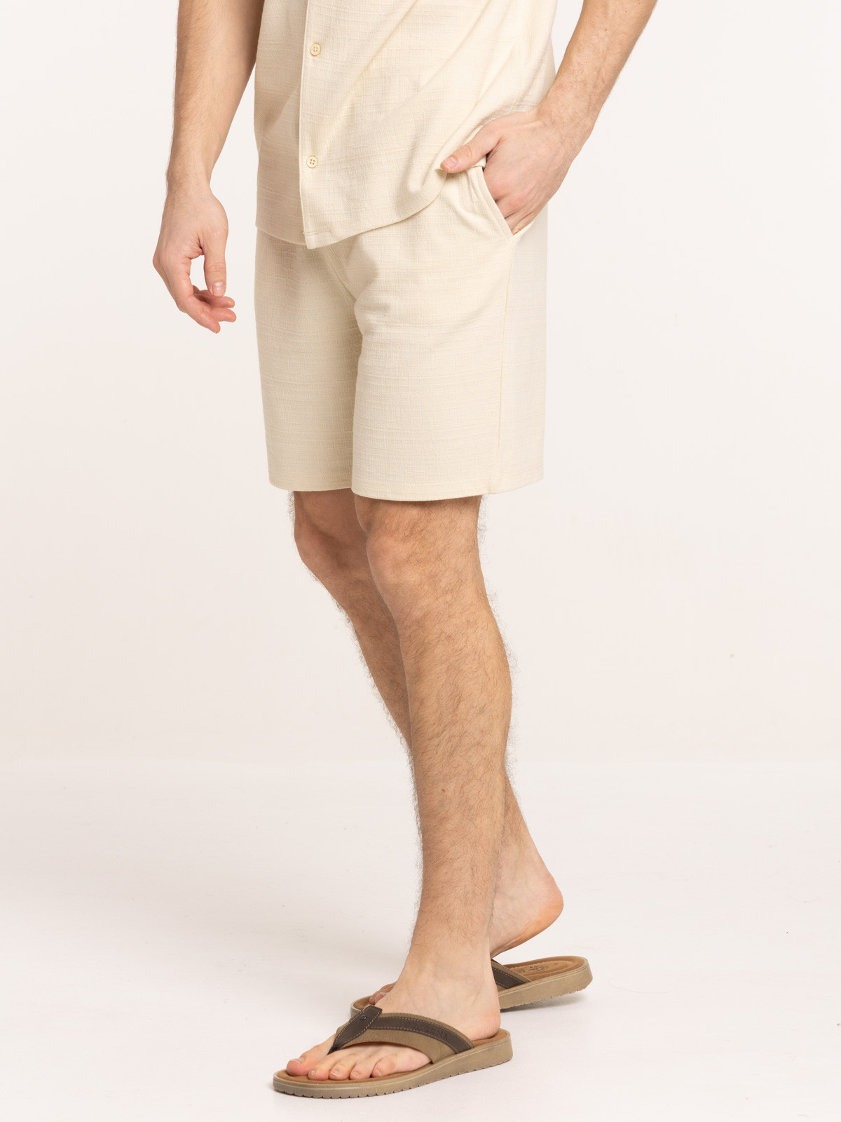 Short taille élastiquée homme