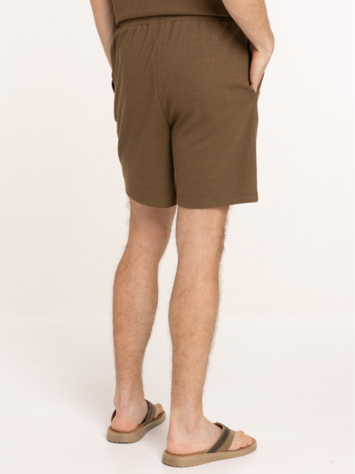 Short taille élastiquée homme