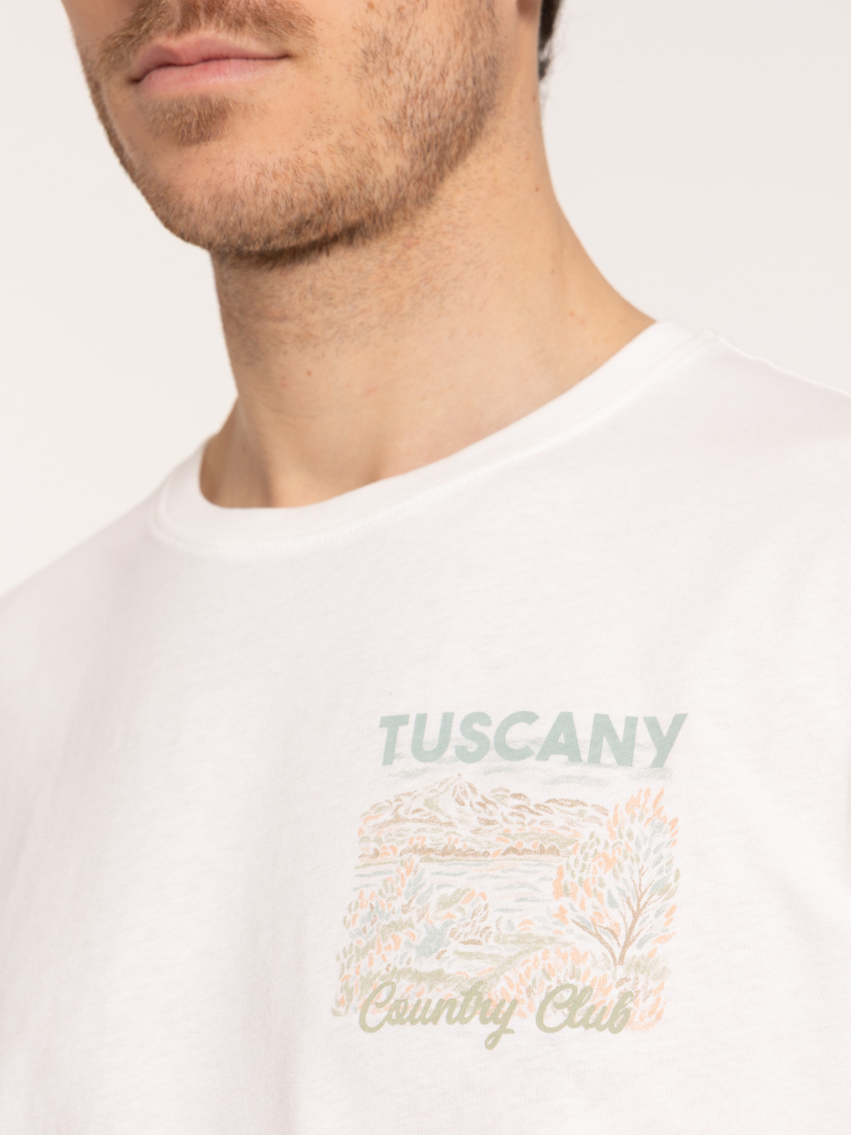 T-shirt imprimé country club homme