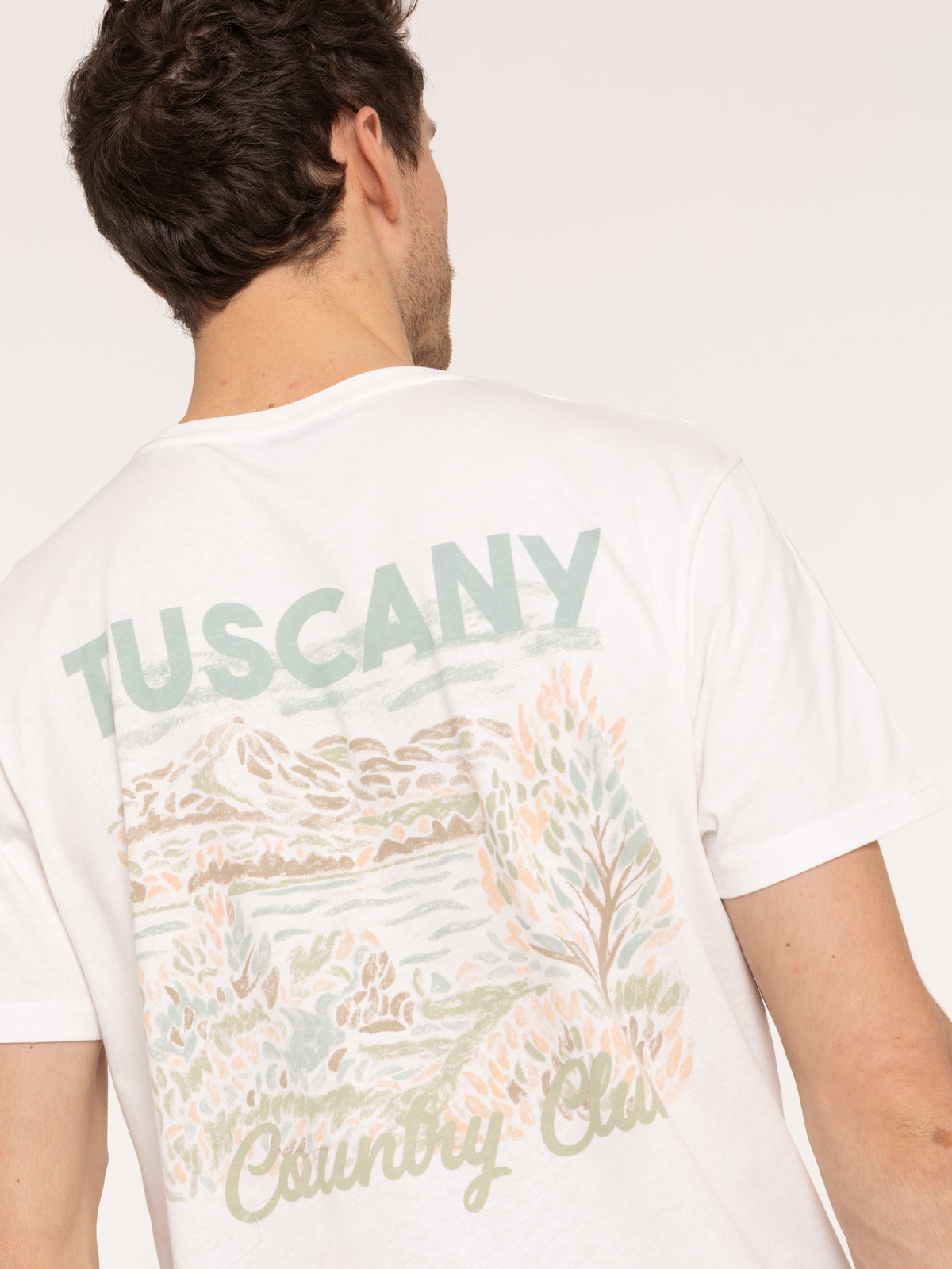 T-shirt imprimé country club homme