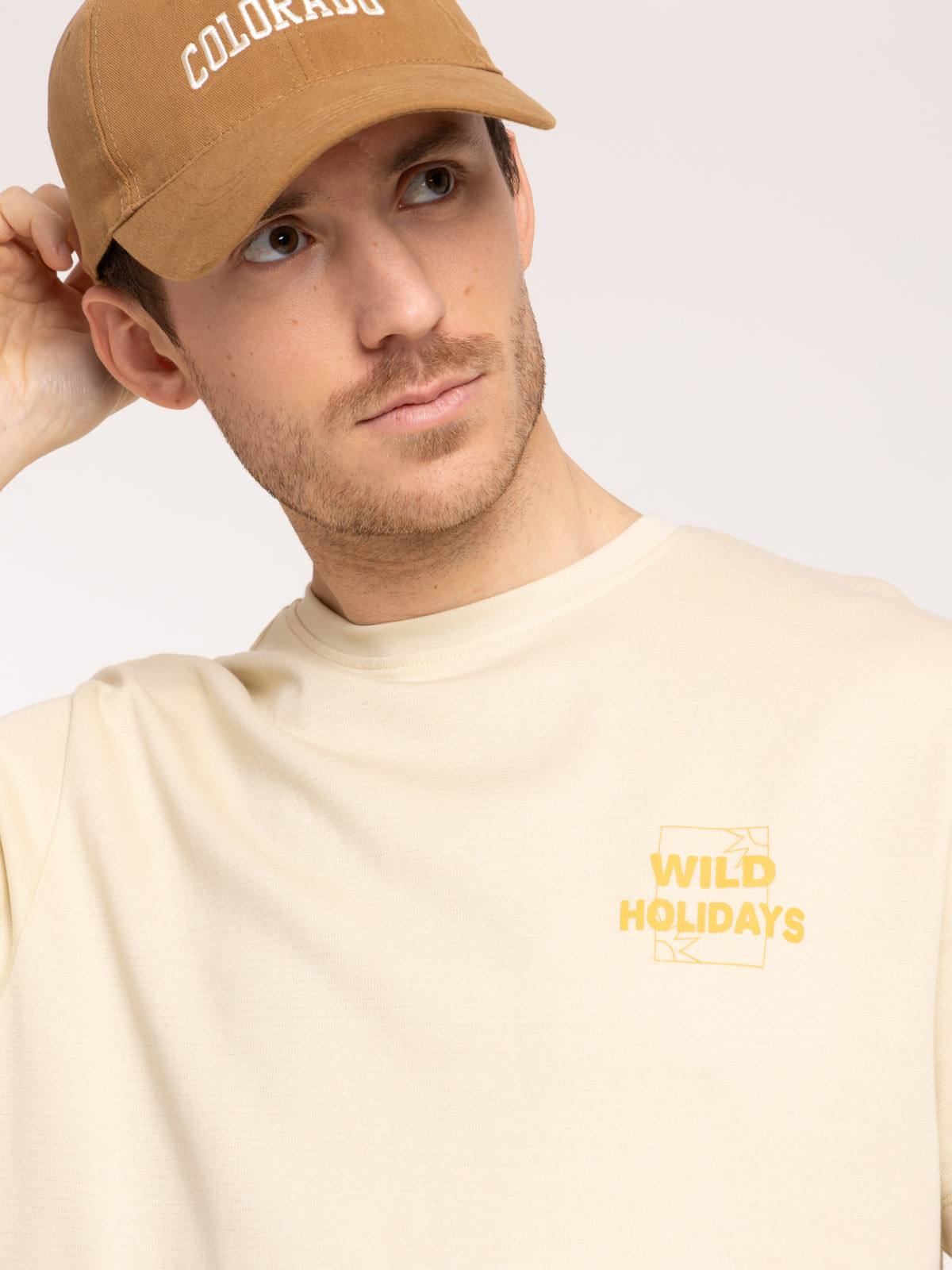 T-shirt imprimé col rond homme T-shirt imprimé col rond homme