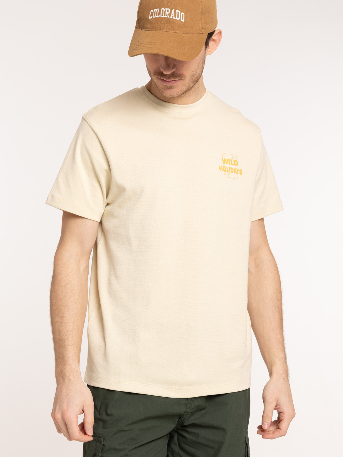 T-shirt imprimé col rond homme T-shirt imprimé col rond homme