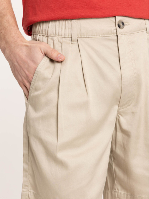 Short homme à pinces