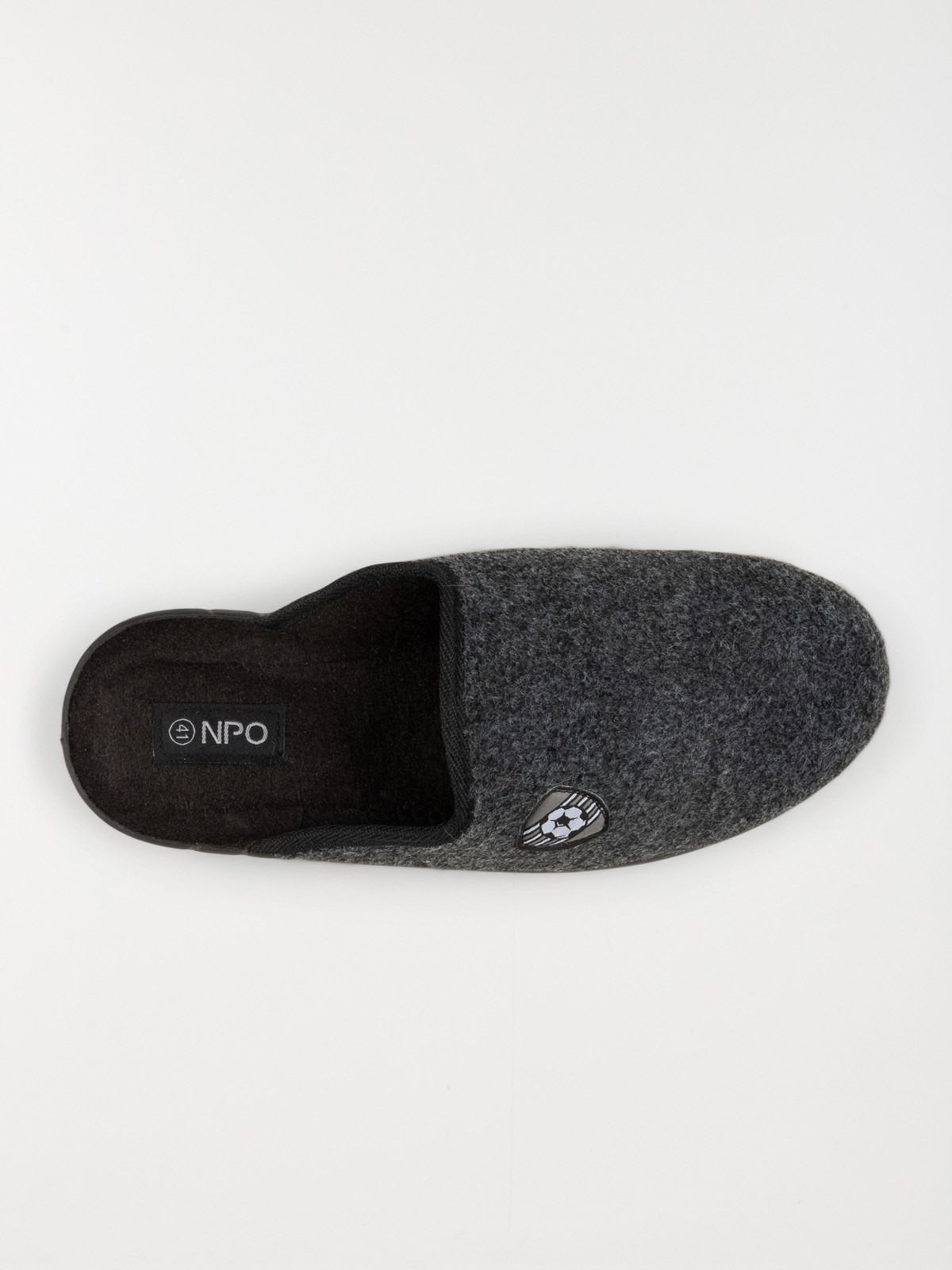 Chaussons noirs football homme (40-46) Chaussons noirs football homme (40-46)