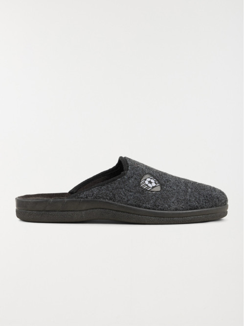 Chaussons noirs football homme (40-46)