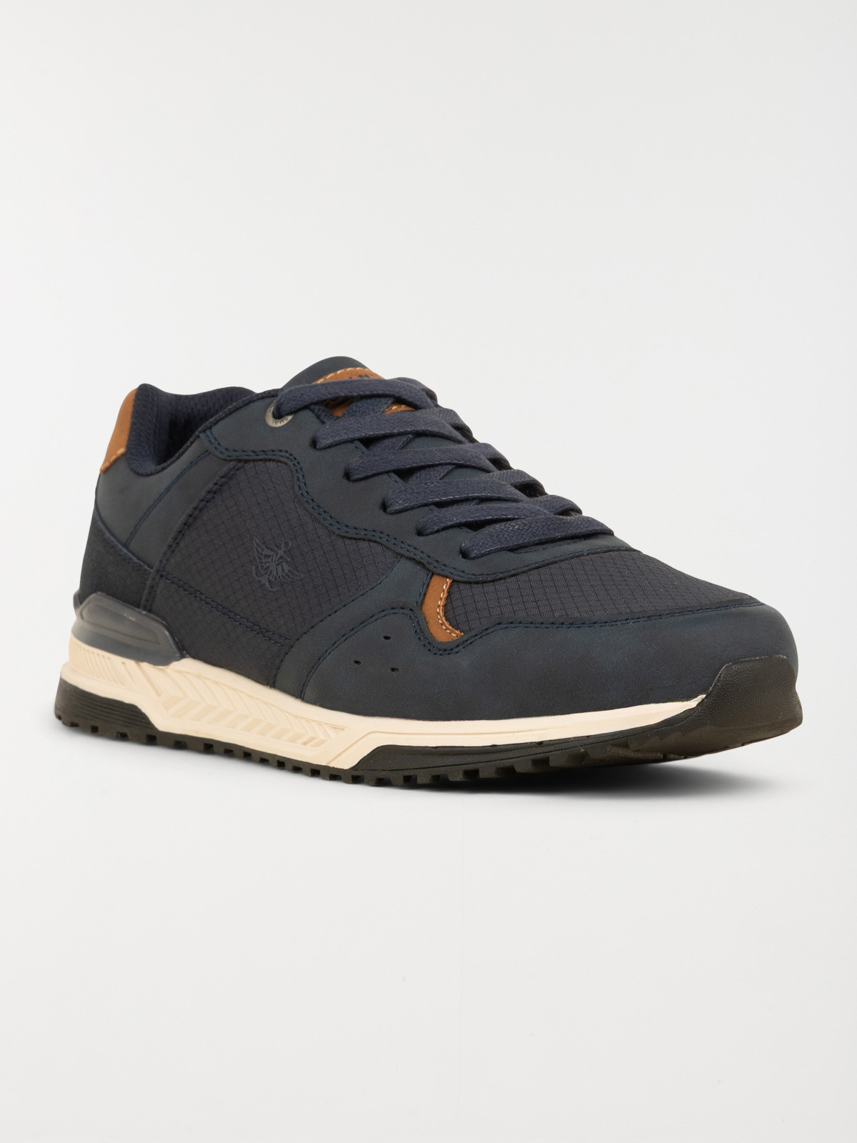Baskets à lacets homme marine (41-46)