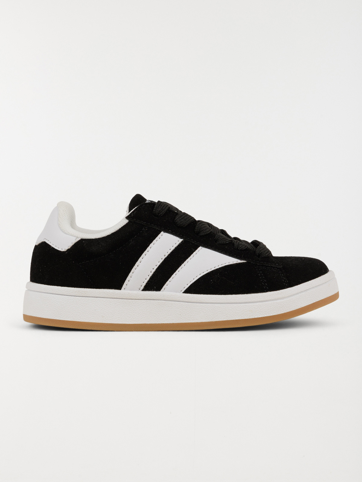 Baskets coloris noir garçon (31-39)