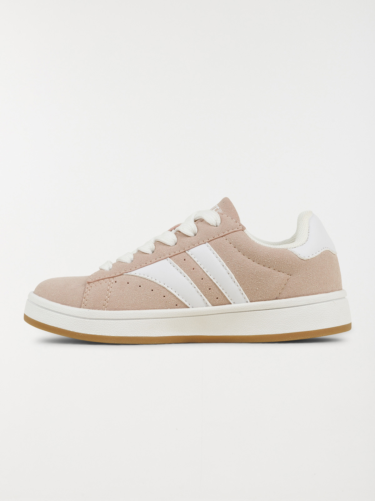 Baskets roses à lacets fille (31-36)