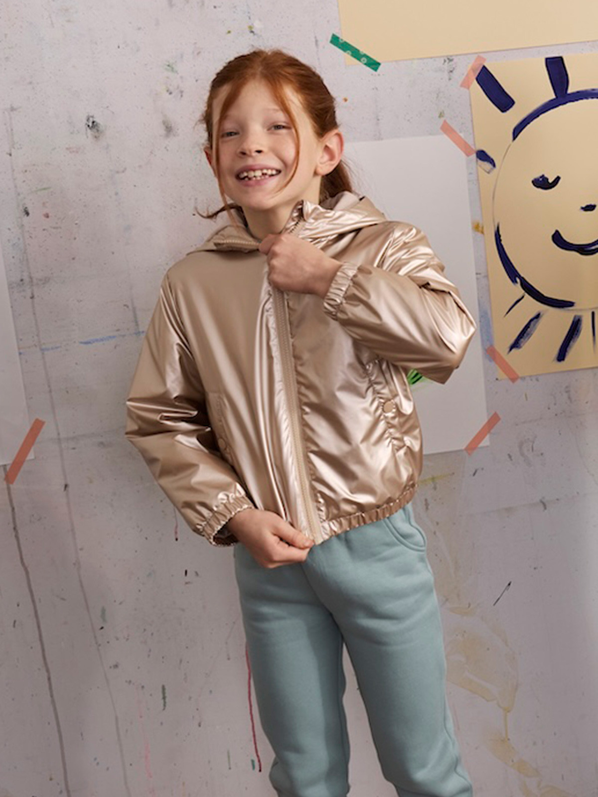 Blouson à capuche fille (3-12A)