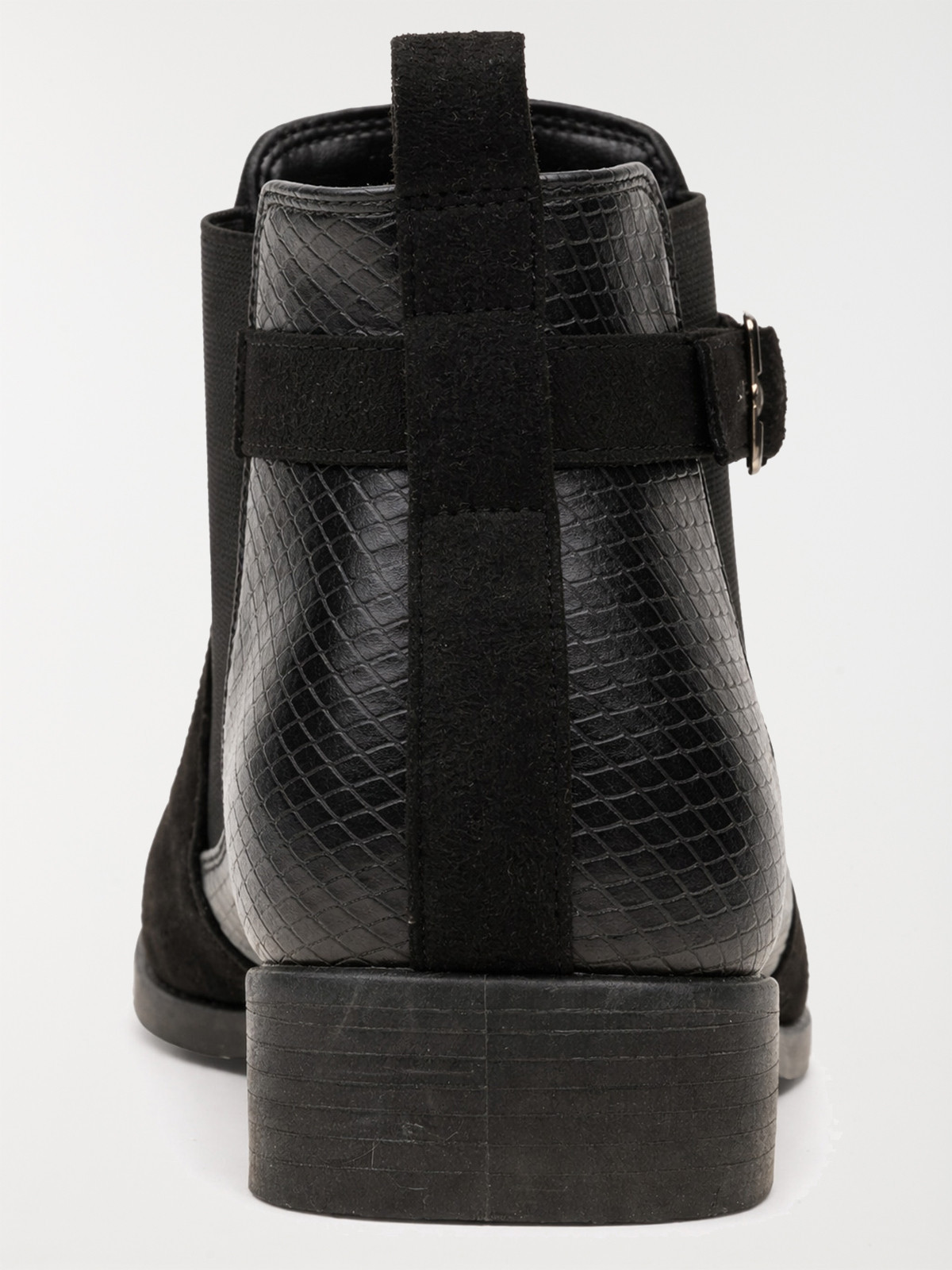 Bottines plates noires femme (36-41)