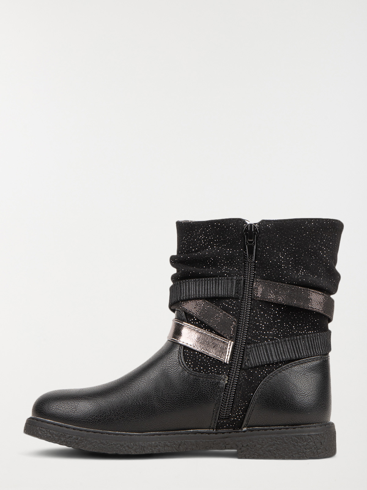 Bottines effet pailleté fille (31-35)