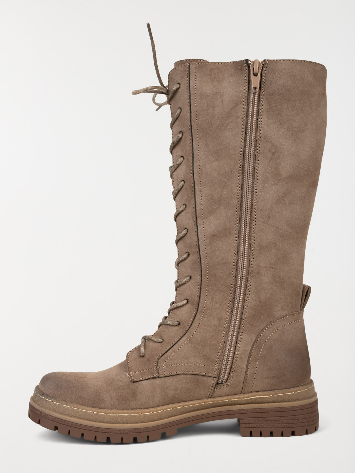 Bottine beige lacet femme (36-41)