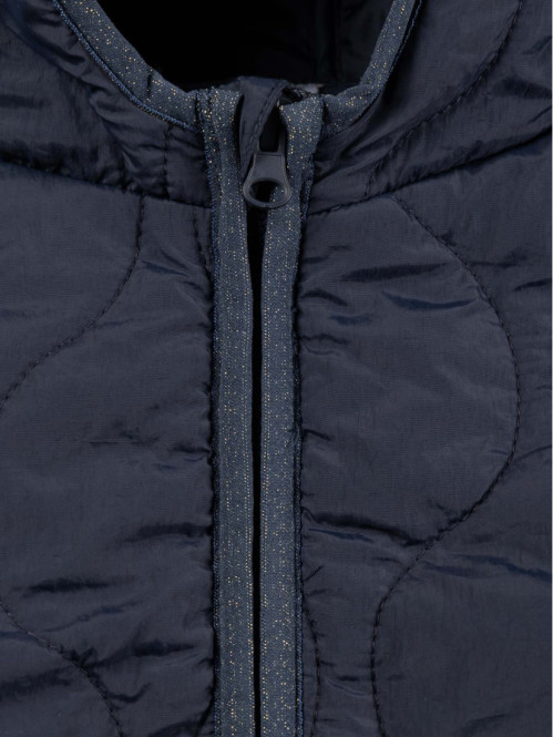 Veste unie à capuche fille...