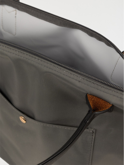 Sac à main bi-matière femme